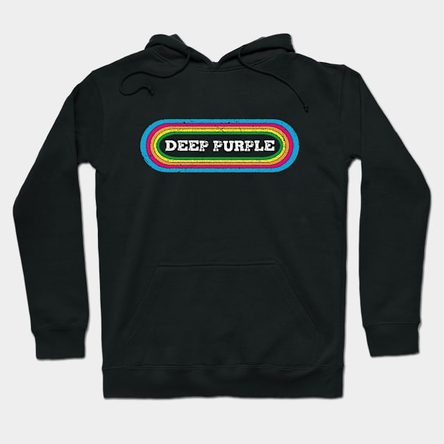 deep purple rainbow Hoodie by pesidsg